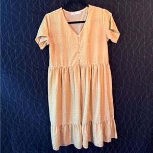 Romwe yellow sundress
